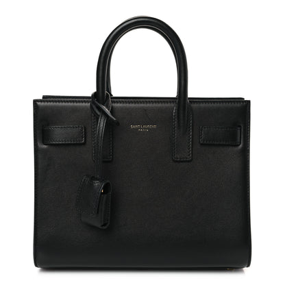 Saint Laurent Calfskin Nano Sac De Jour Black 1 of 8