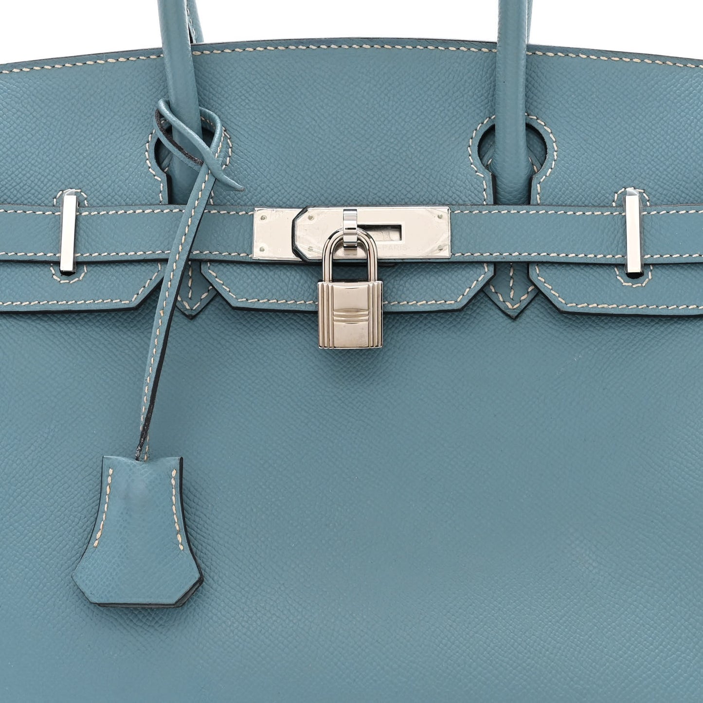 Epsom Birkin 30 Blue Jean