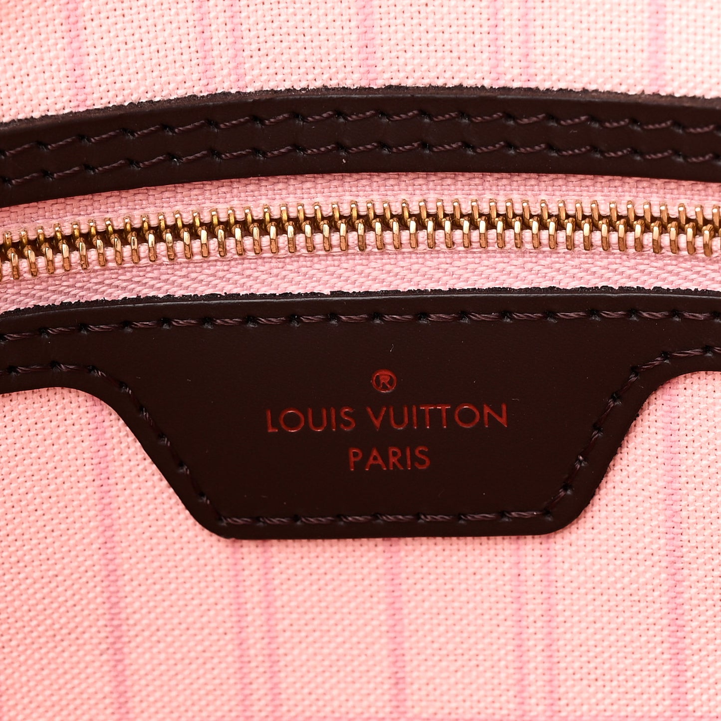 Damier Ebene Neo Neverfull MM Rose Ballerine