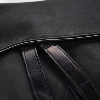 Christian Dior Nylon Saddle Bag Black 13 of 16