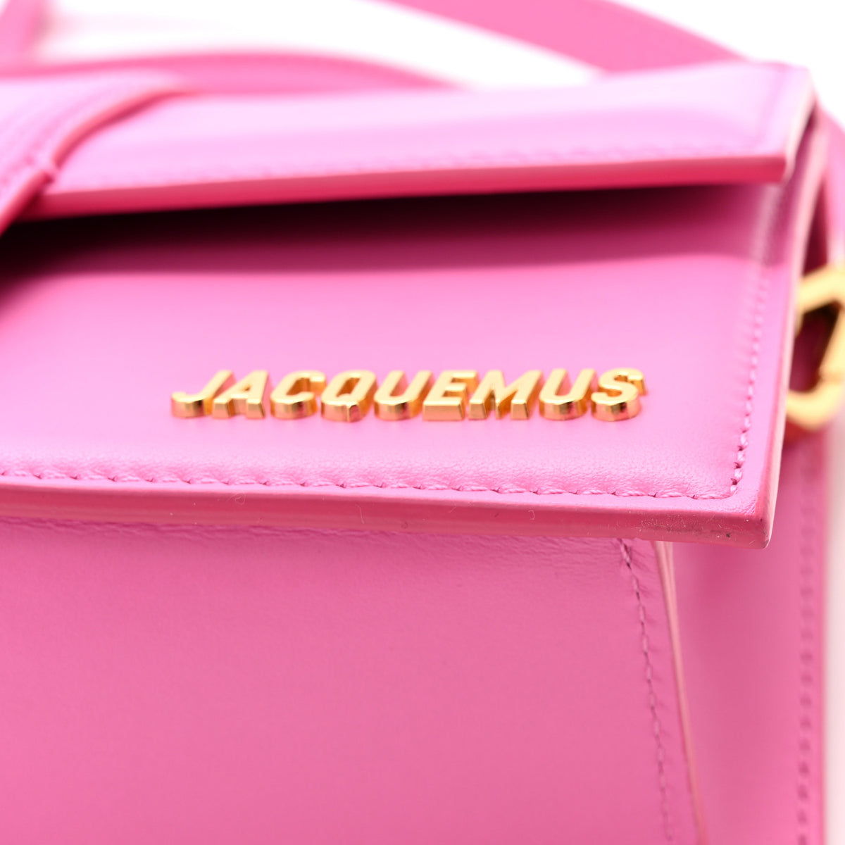 Jacquemus Smooth Calfskin Le Grand Bambino Neon Pink 10 of 12