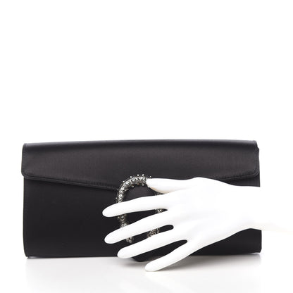Gucci Satin Dionysus Clutch Black 2 of 12