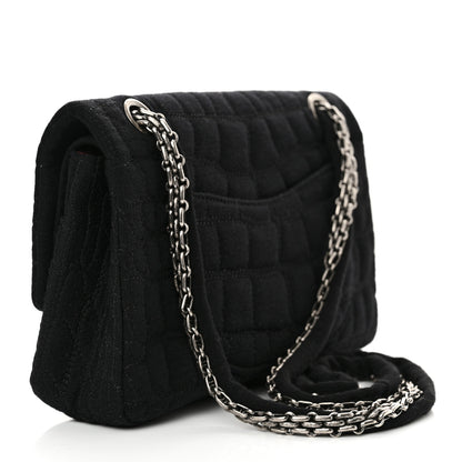 Chanel Jersey Coco's Croc 2.55 Reissue 225 Flap Black 2 of 10