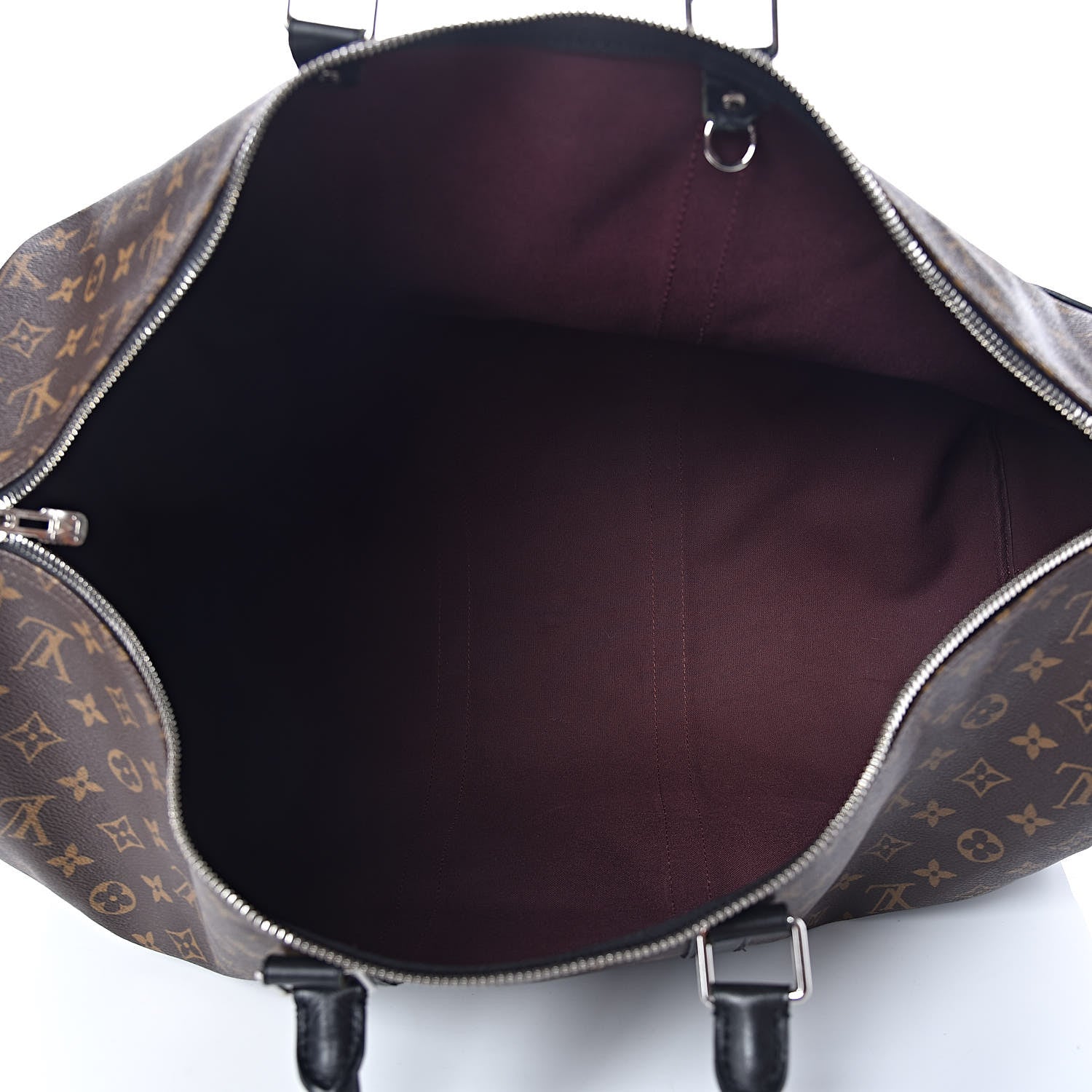 Louis Vuitton Monogram Macassar Keepall Bandouliere 55 5 of 16