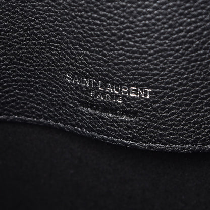 Saint Laurent Grained Calfskin Small Supple Sac De Jour Black 7 of 11