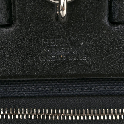 Hermes Military Toile Vache Hunter Herbag Zip PM 31 Black 7 of 11