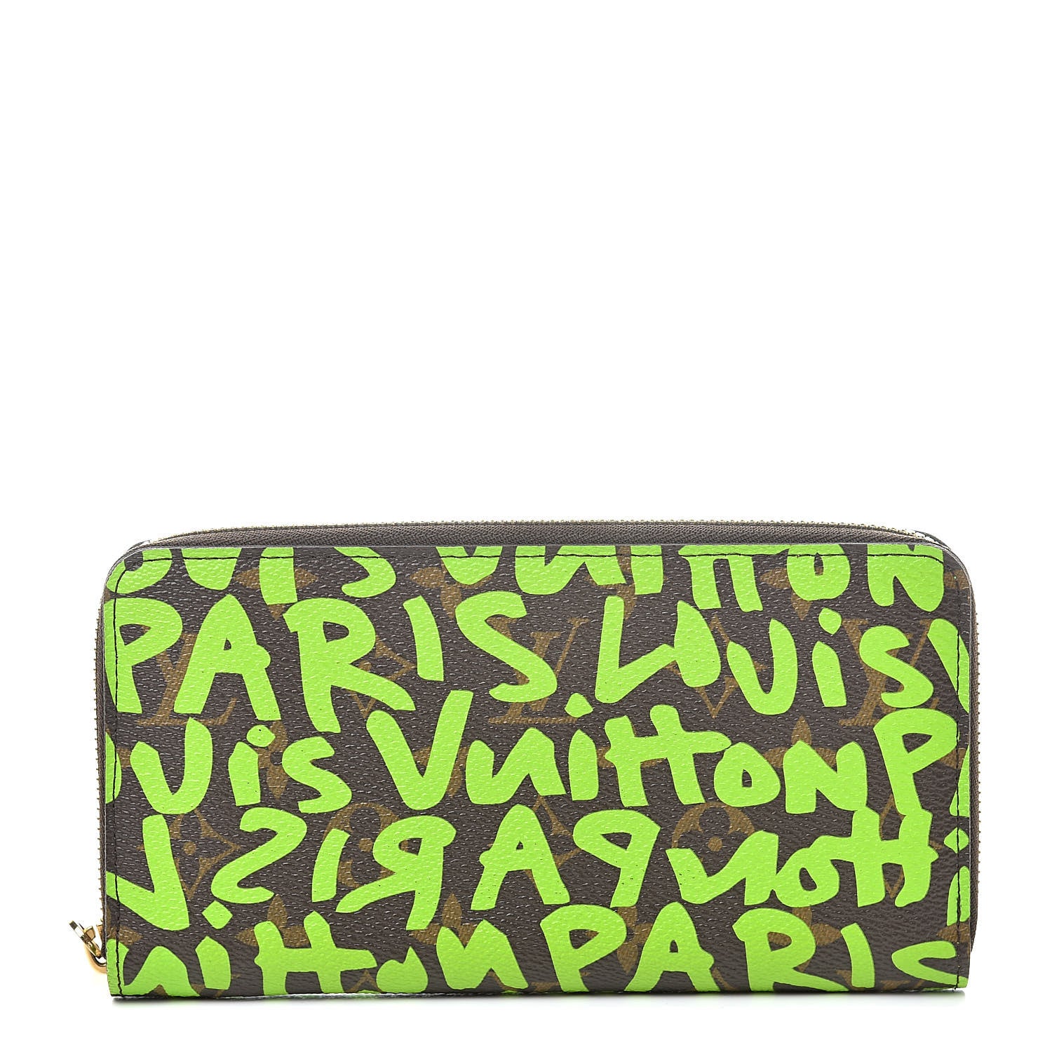 Louis Vuitton Monogram Graffiti Zippy Wallet Green 1 of 10