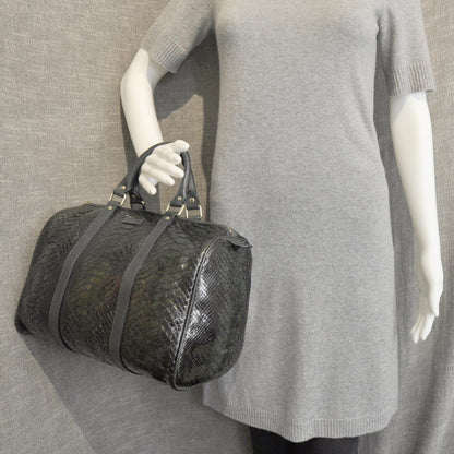 Gucci Python Medium Joy Boston Green 3 of 7