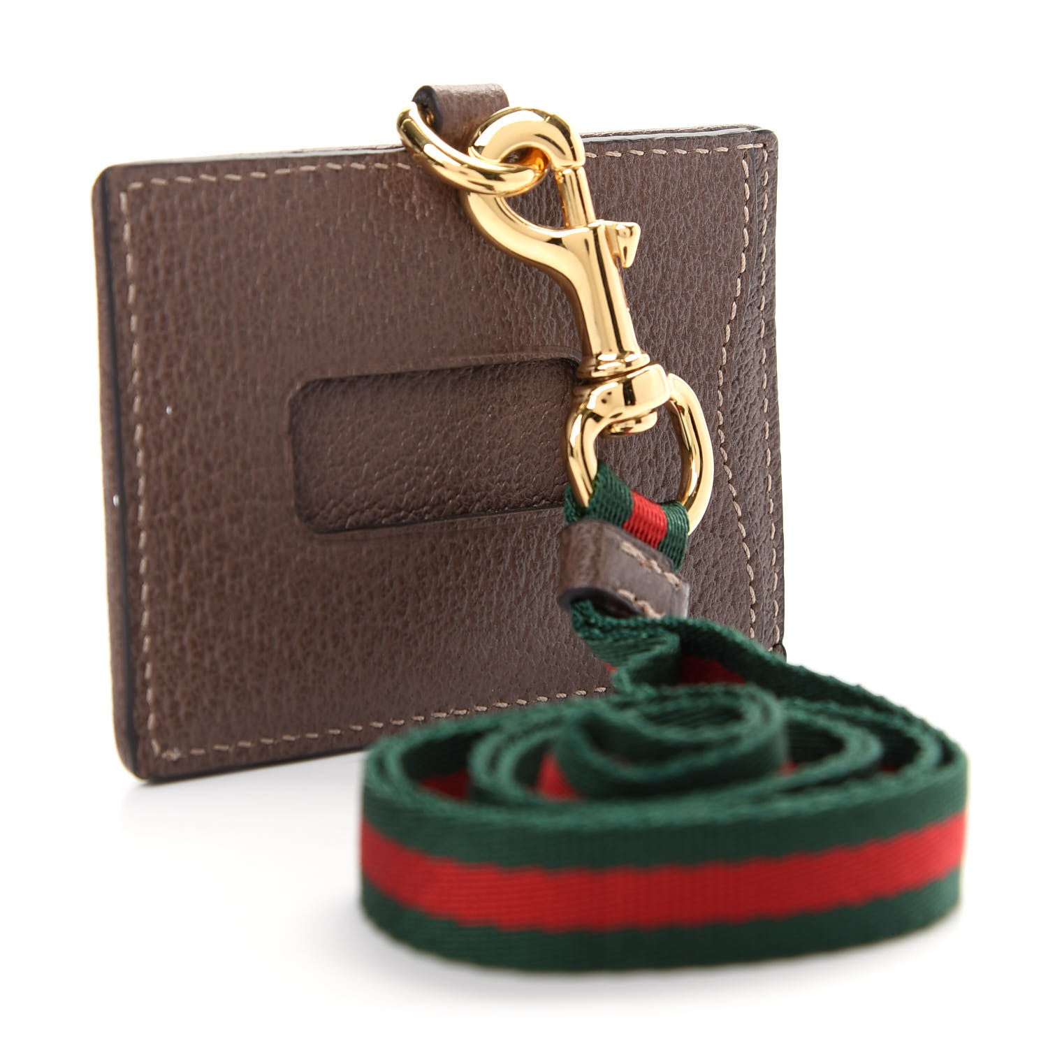 Gucci GG Supreme Monogram Ophidia ID Holder Beige Ebony New Acero 2 of 7