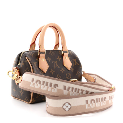 Louis Vuitton Monogram Speedy Bandouliere 20 Beige 3 of 10