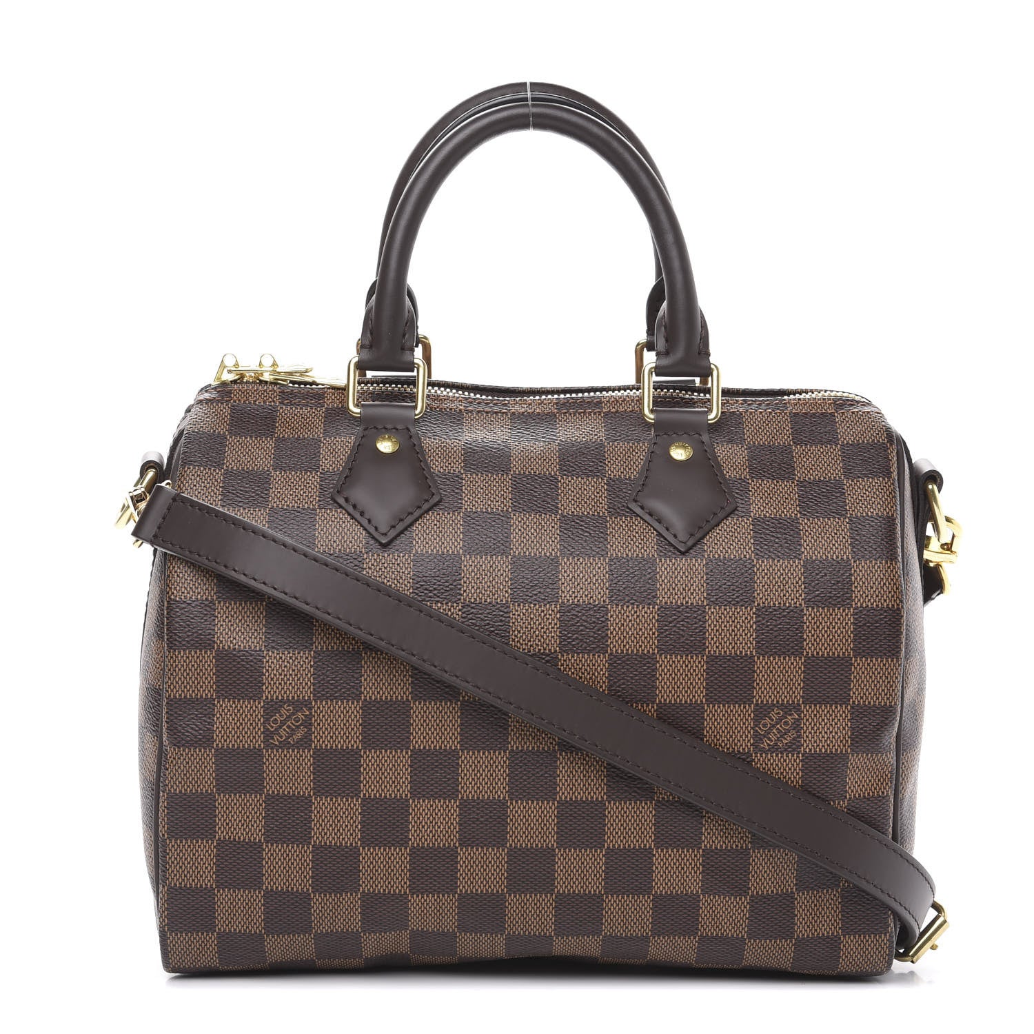 Louis Vuitton Damier Ebene Speedy Bandouliere 25 1 of 10