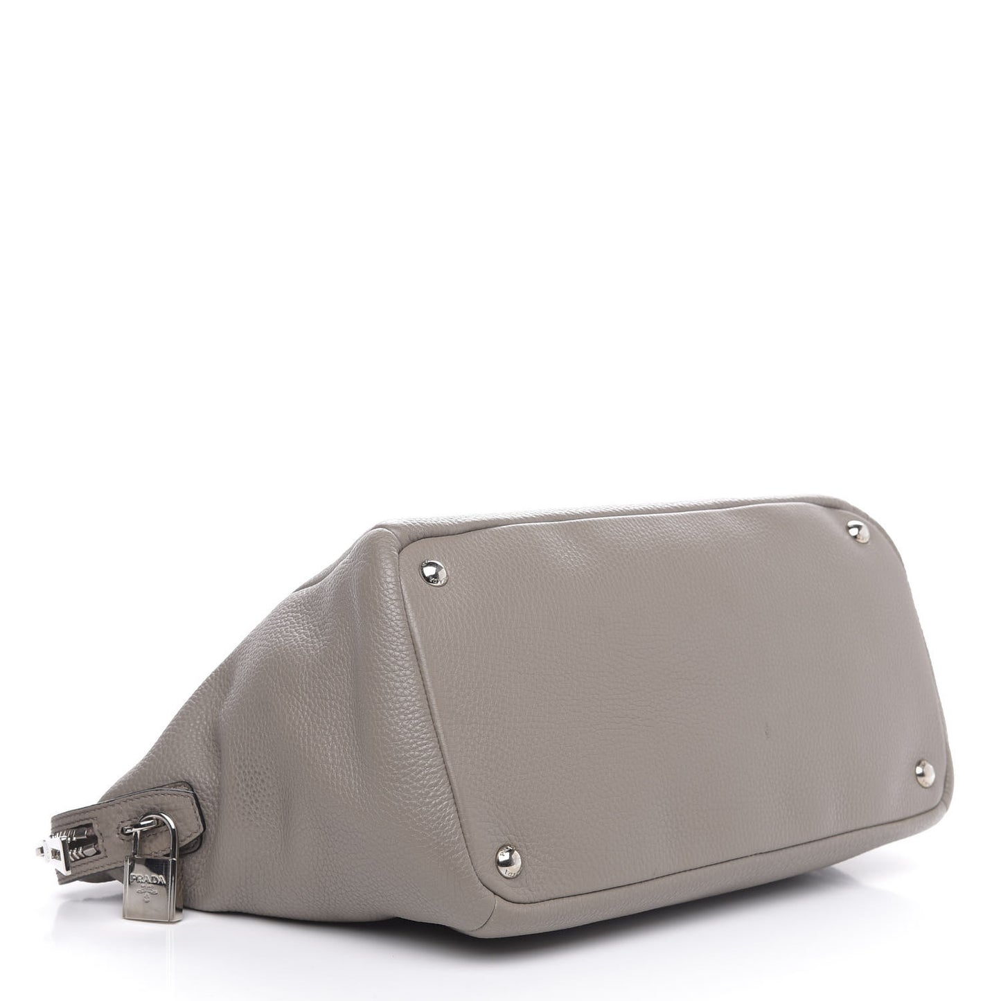 Vitello Daino Shoulder Bag Pomice
