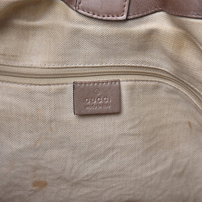 Gucci Metallic Microguccissima Medium Sukey Tote Dark Cipria 5 of 14