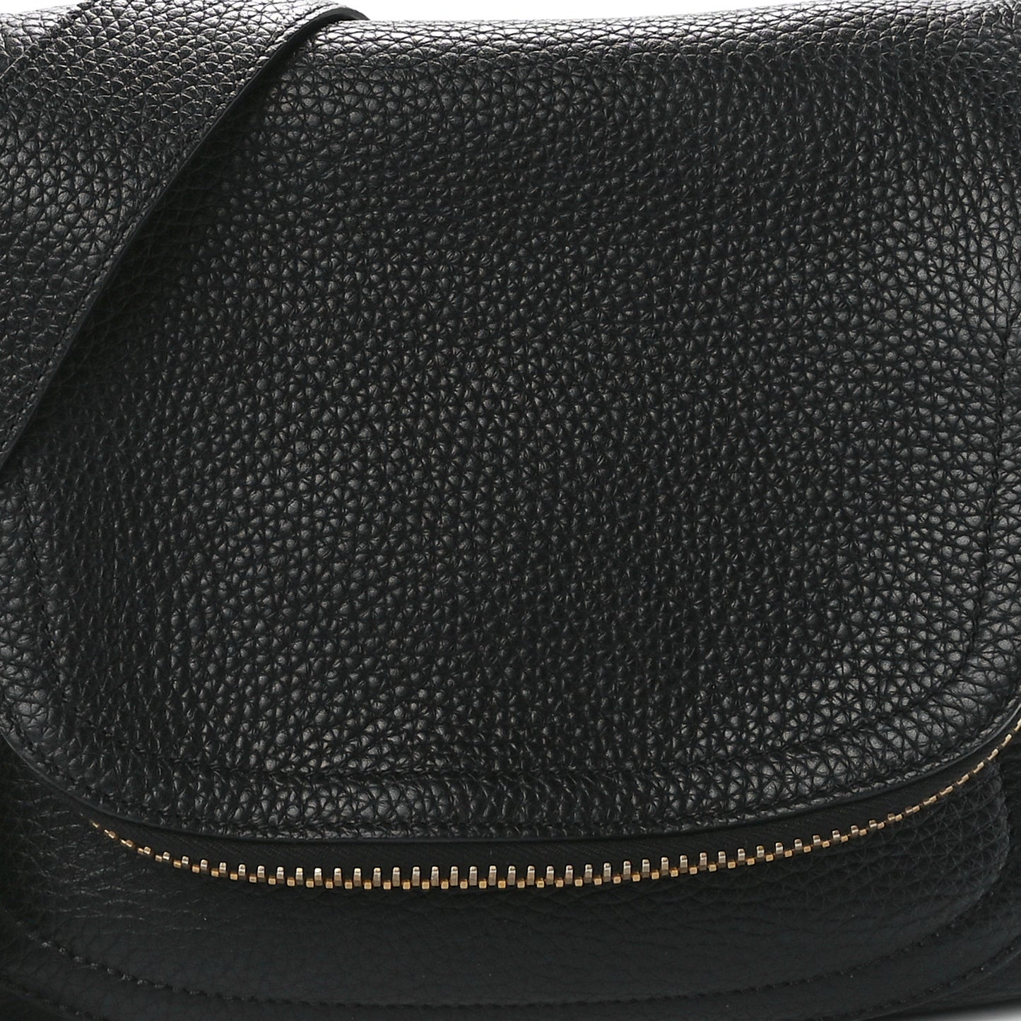 Grained Calfskin Medium Jennifer Crossbody Bag Black