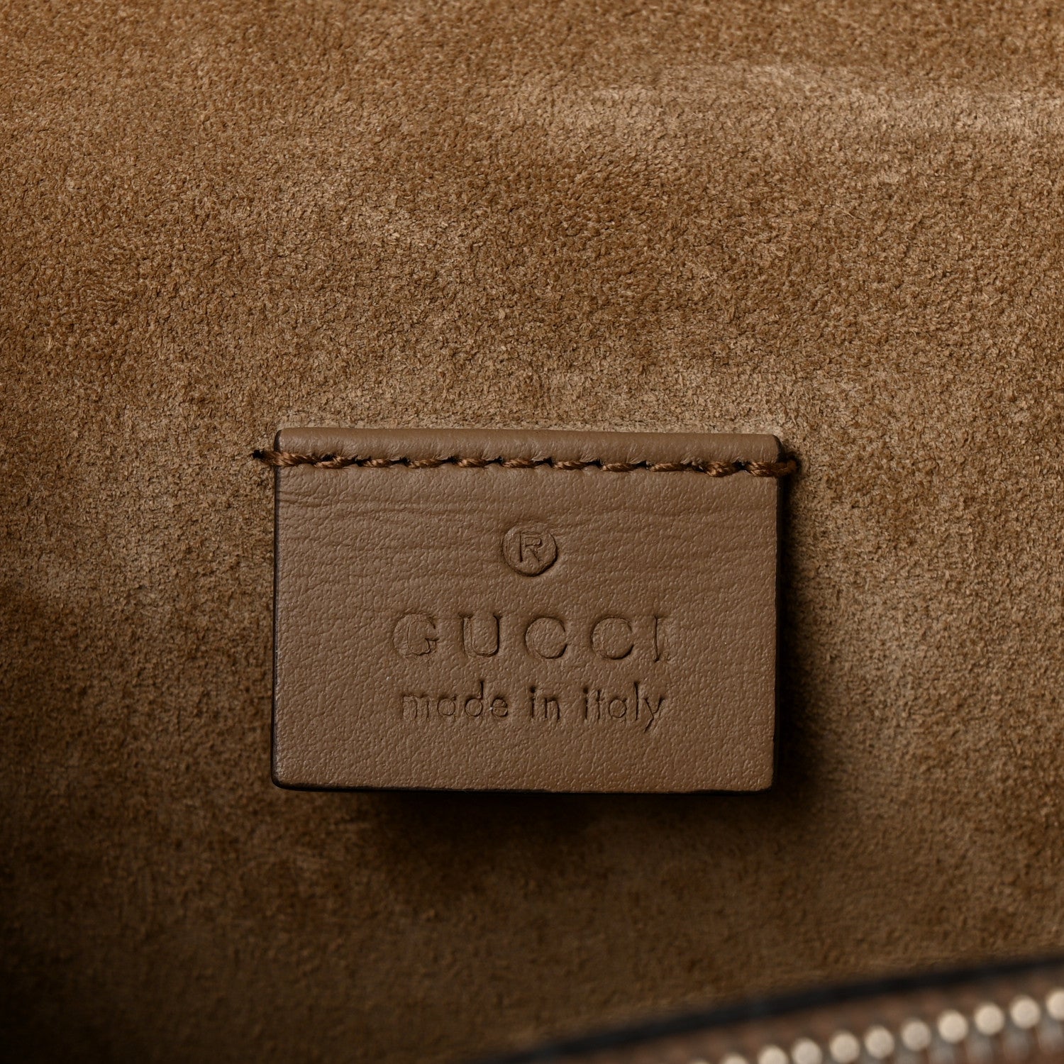 Gucci GG Supreme Monogram Medium Dionysus Shoulder Bag Taupe 6 of 10