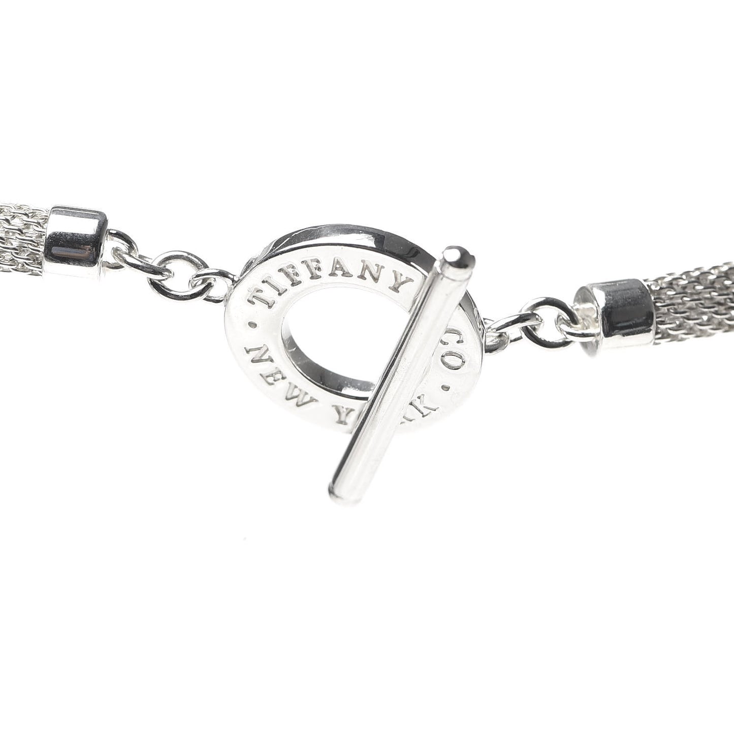 Sterling Silver Somerset Mesh Toggle Necklace