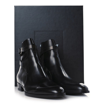 Saint Laurent Calfskin Wyatt 30 Boots 40 Black 7 of 7