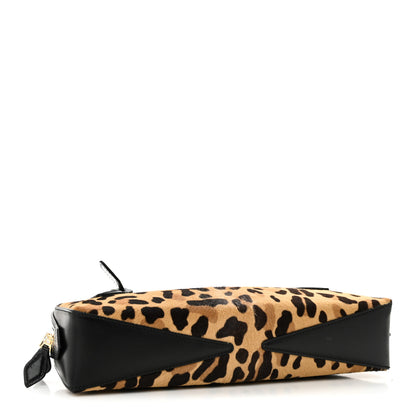 Alaia Calf Hair Leopard Print Le Teckel Clutch Brun Sepia 5 of 10