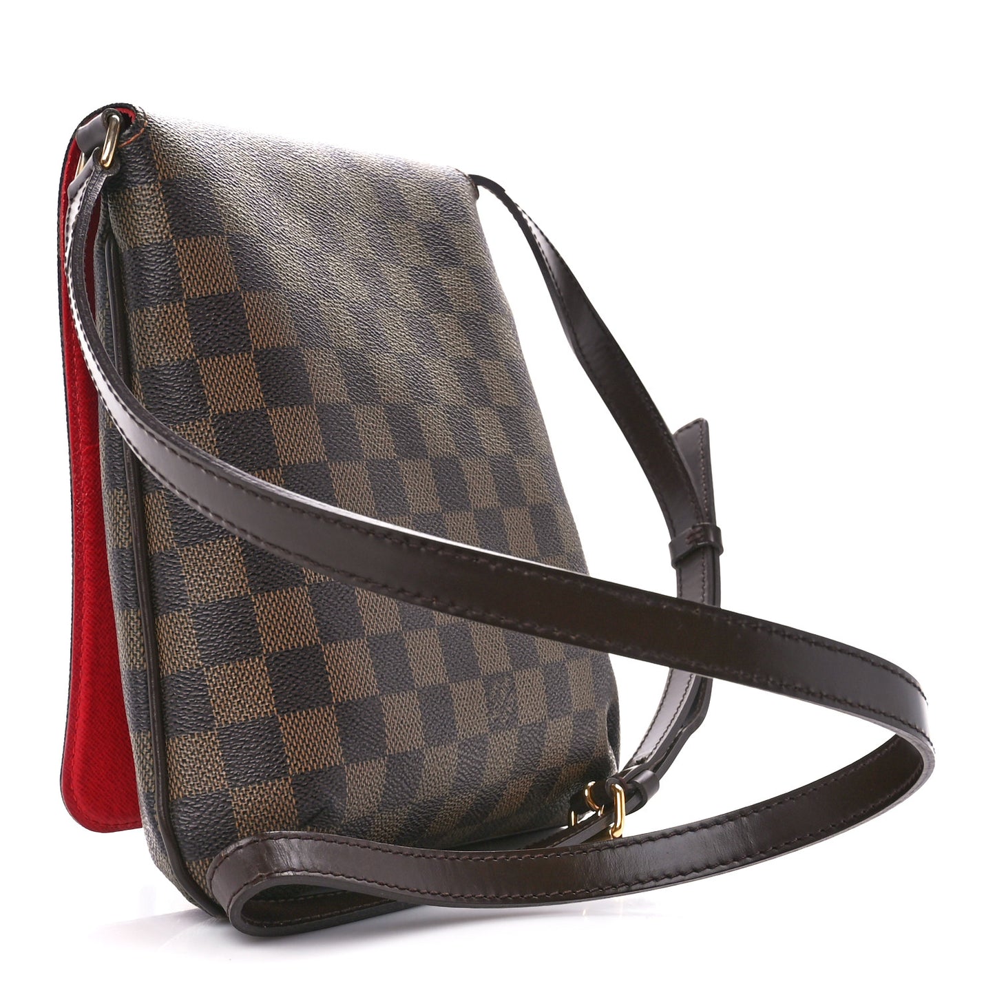 Damier Ebene Musette Salsa Long Strap