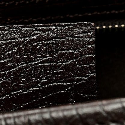 Gucci Monogram Bamboo Bullet Bag Dark Brown 7 of 9