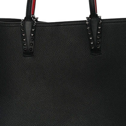 Christian Louboutin Calfskin Spikes East West Cabata Tote Black 14 of 15
