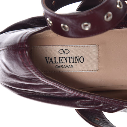 Valentino Garavani Nappa Love Latch Ballerina Flats 39 Rubin 7 of 10