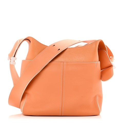 Grained Calfskin Mini So Cool Satchel Abricot