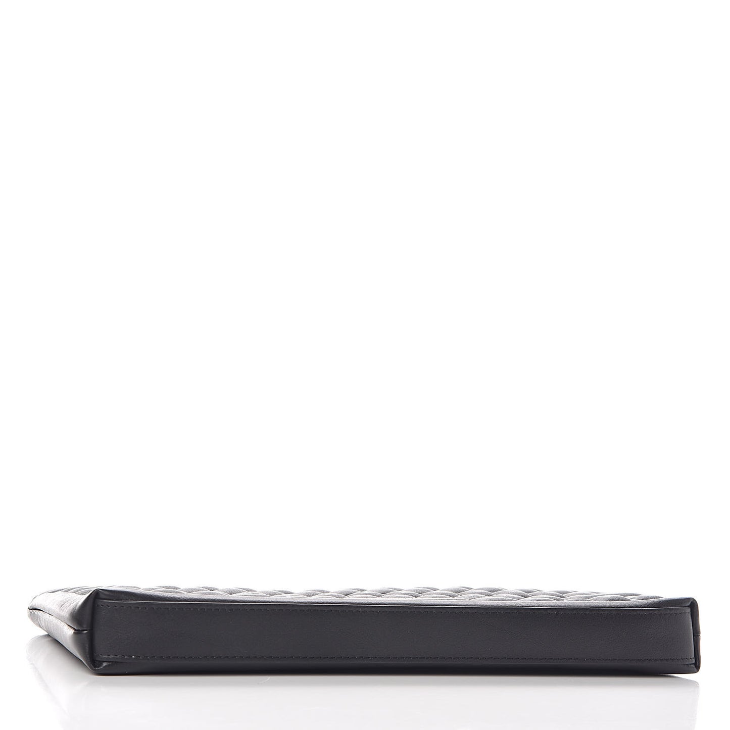 Metallic Calfskin Keyboard Pouch Black