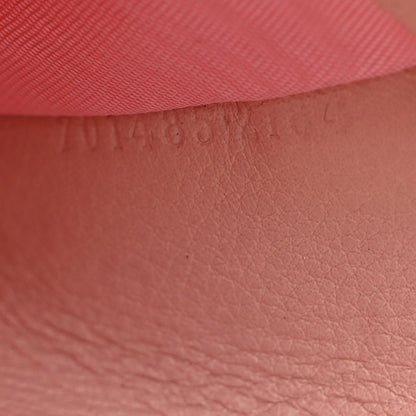 Gucci Supreme Monogram Vitello Eclipse Enamel Striped GG Key Card Case Beige Ebony Pink 7 of 9