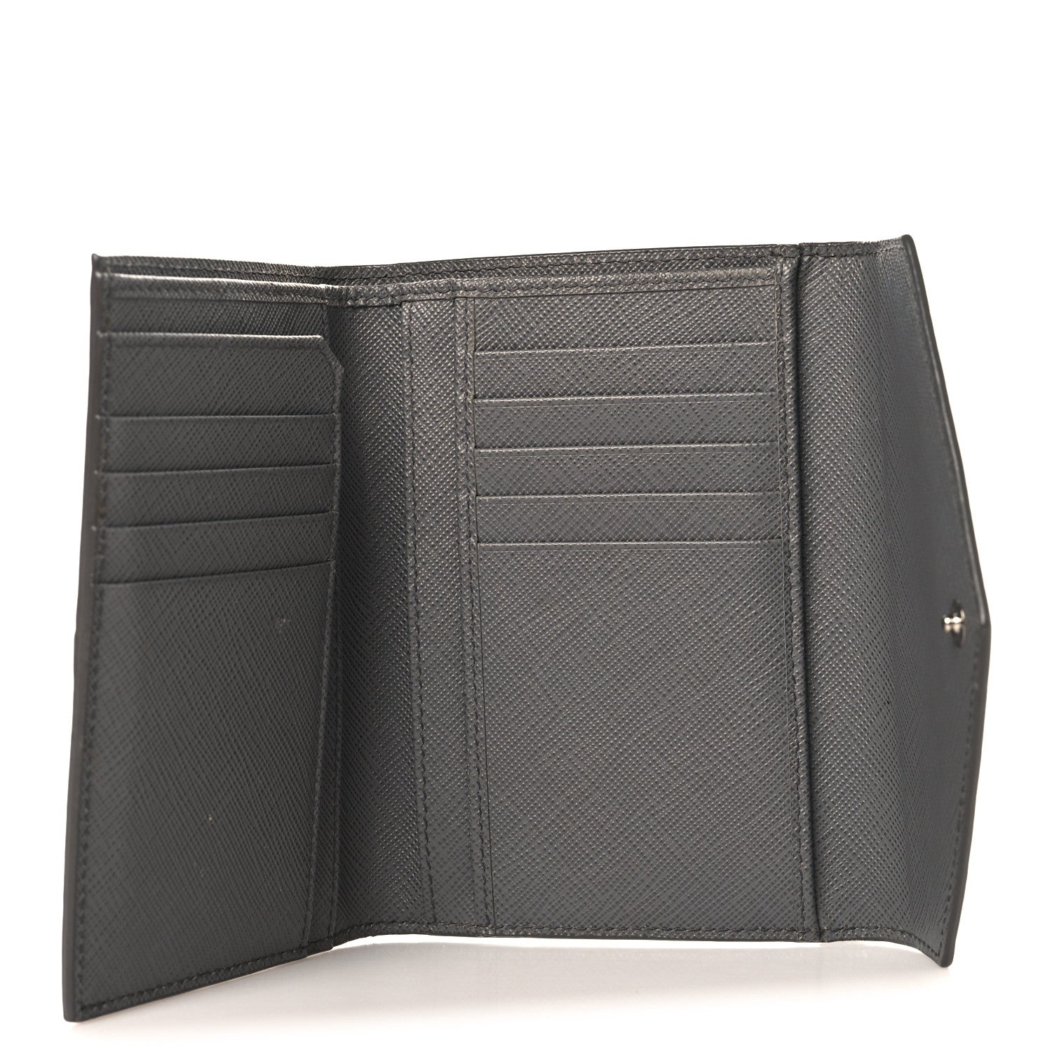Prada Saffiano Metal Compact Envelope Wallet Marmo 5 of 7