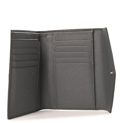 Prada Saffiano Metal Compact Envelope Wallet Marmo 5 of 7