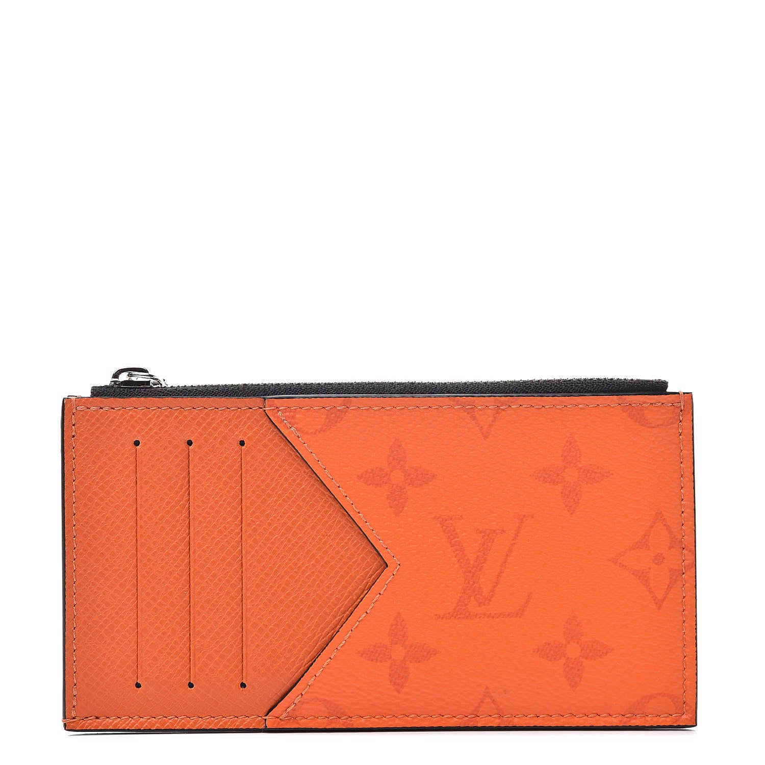 Louis Vuitton Taigarama Coin Card Holder Orange 1 of 8