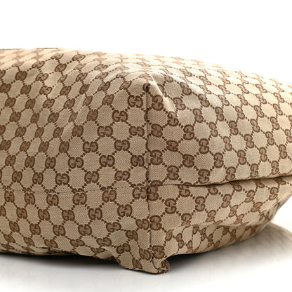 Gucci GG Monogram Patent Oliver Pug Tote Yellow Beige 11 of 12