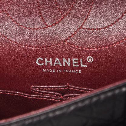 Chanel Aged Calfskin Quilted 2.55 Reissue 225 Flap Black 6 of 7