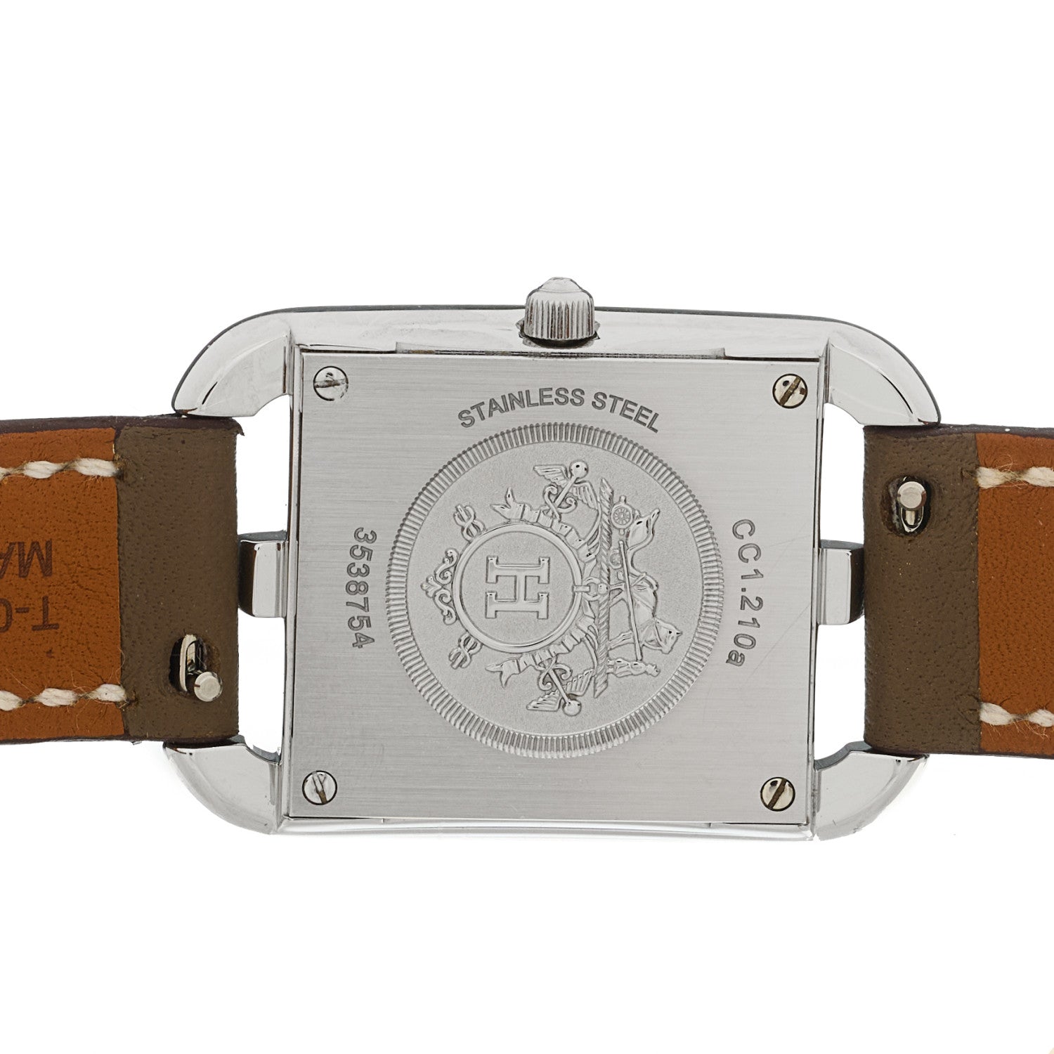 Hermes Stainless Steel Swift 23mm Cape Cod Quartz Watch Etoupe 4 of 5
