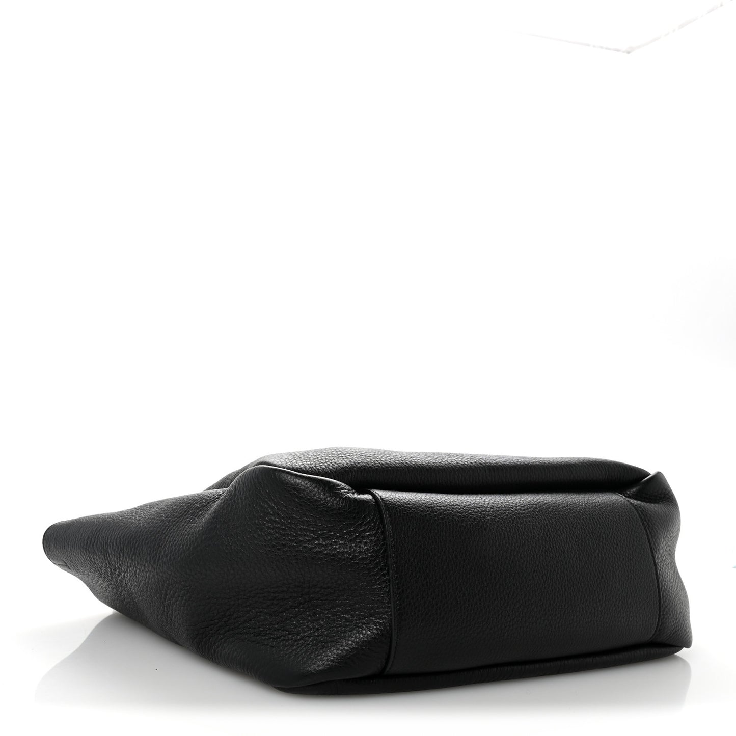 Grained Deerskin Bea Tote Black