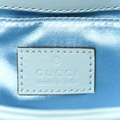 Gucci Nappa Vertical Matelasse Medium Maxi Horsebit Chain Shoulder Bag Crystal Snow 6 of 10