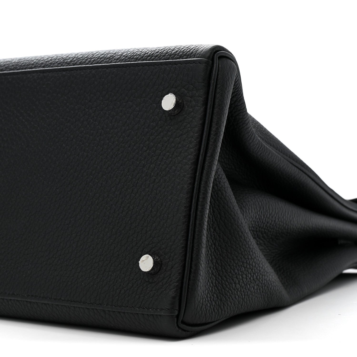 Hermes Togo Maxi Kelly Retourne 42 Black 11 of 12