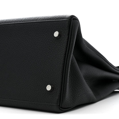 Hermes Togo Maxi Kelly Retourne 42 Black 11 of 12