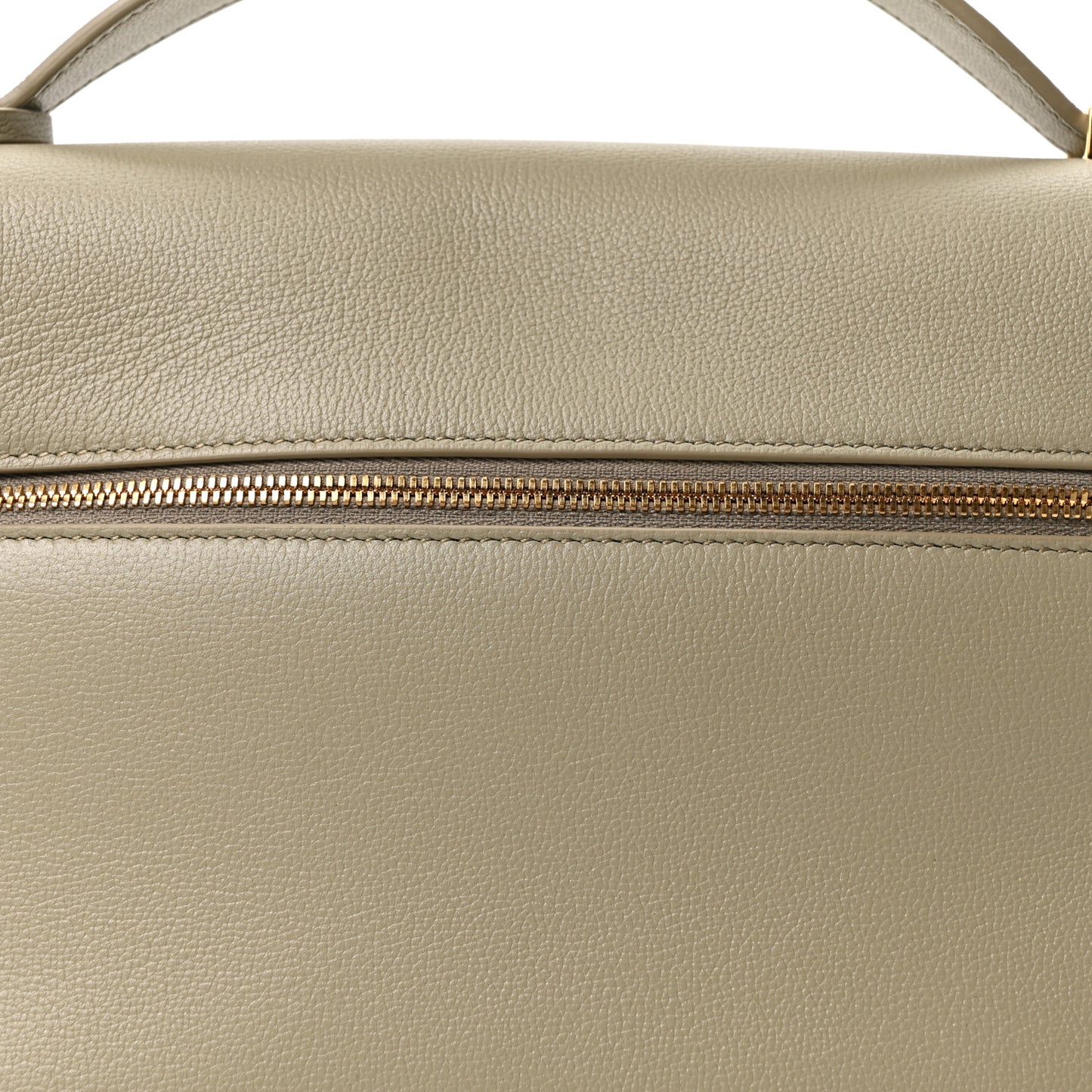 Grained Calfskin Extra Pocket L27 Dried Taragon