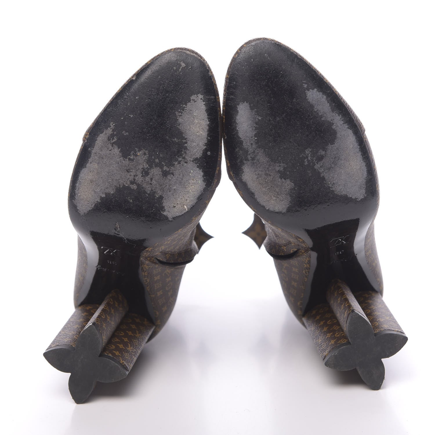 Louis Vuitton Monogram Silhouette Ankle Boots 38 5 of 11