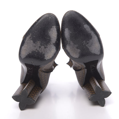 Louis Vuitton Monogram Silhouette Ankle Boots 38 5 of 11