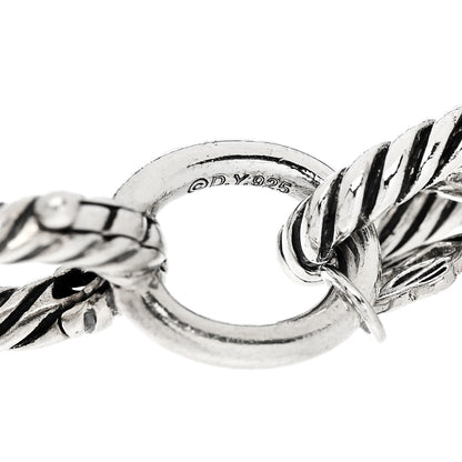 David Yurman Sterling Silver 13mm Large Oval Link Bracelet 3 of 4