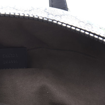 Gucci GG Supreme Monogram Blooms Medium Day Backpack Beige Blue Navy 10 of 11