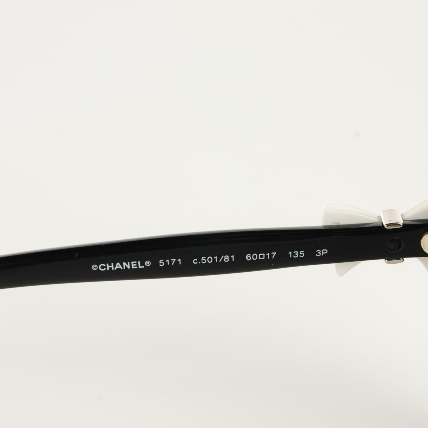 CC Bow Sunglasses 5171 Black White