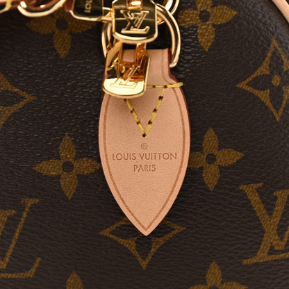 Louis Vuitton Monogram Speedy Bandouliere 20 Black 6 of 10
