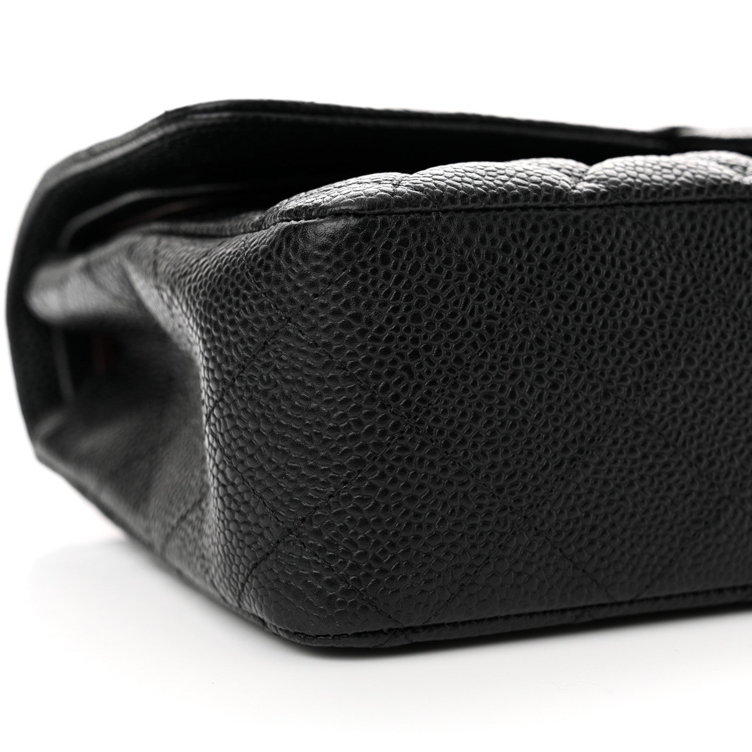 Chanel Caviar Quilted Medium Double Flap Black 9 of 13
