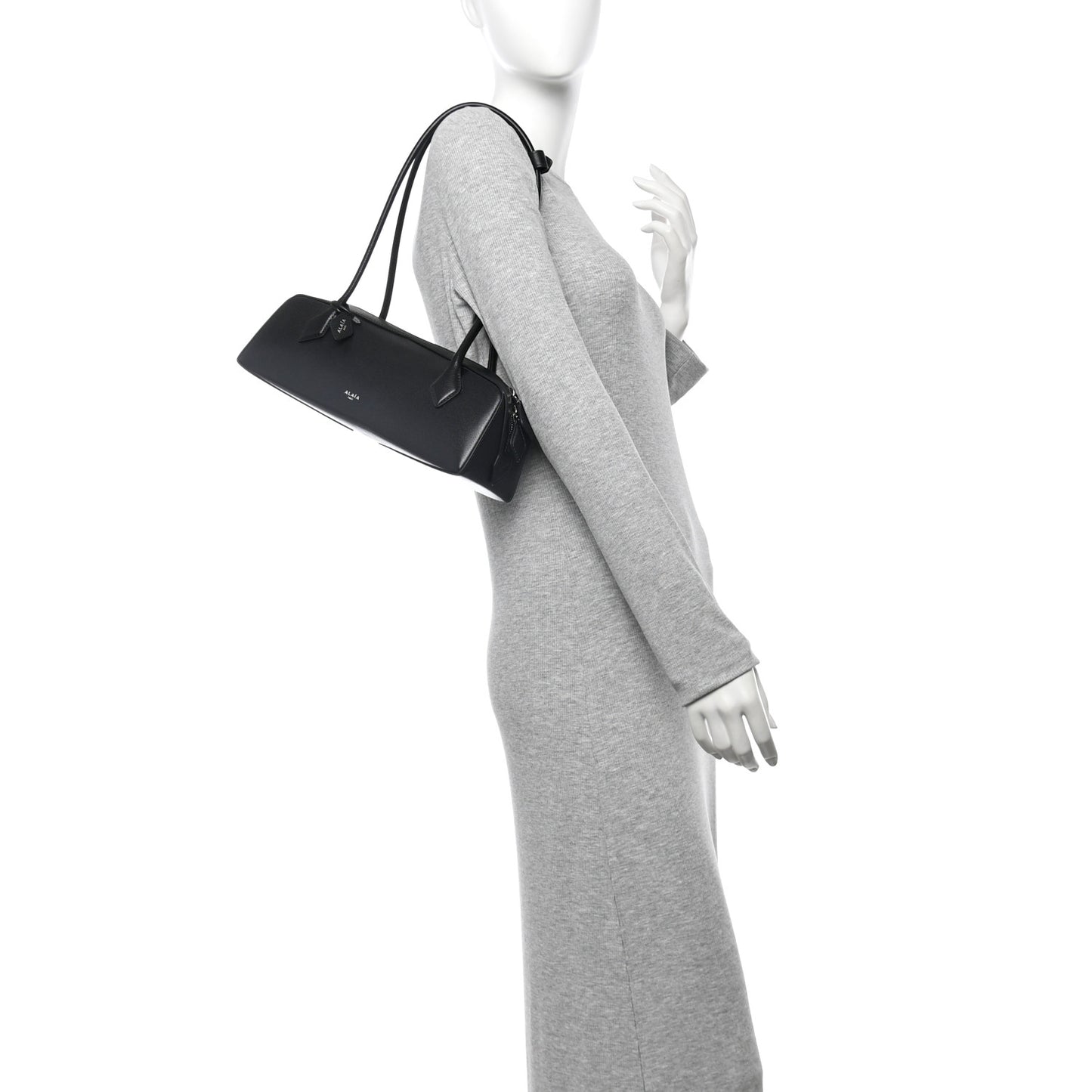 Goatskin Medium Le Teckel Bag Black