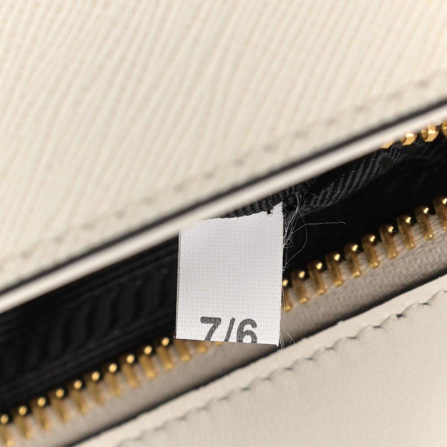 Saffiano Flap Shoulder Bag Talco