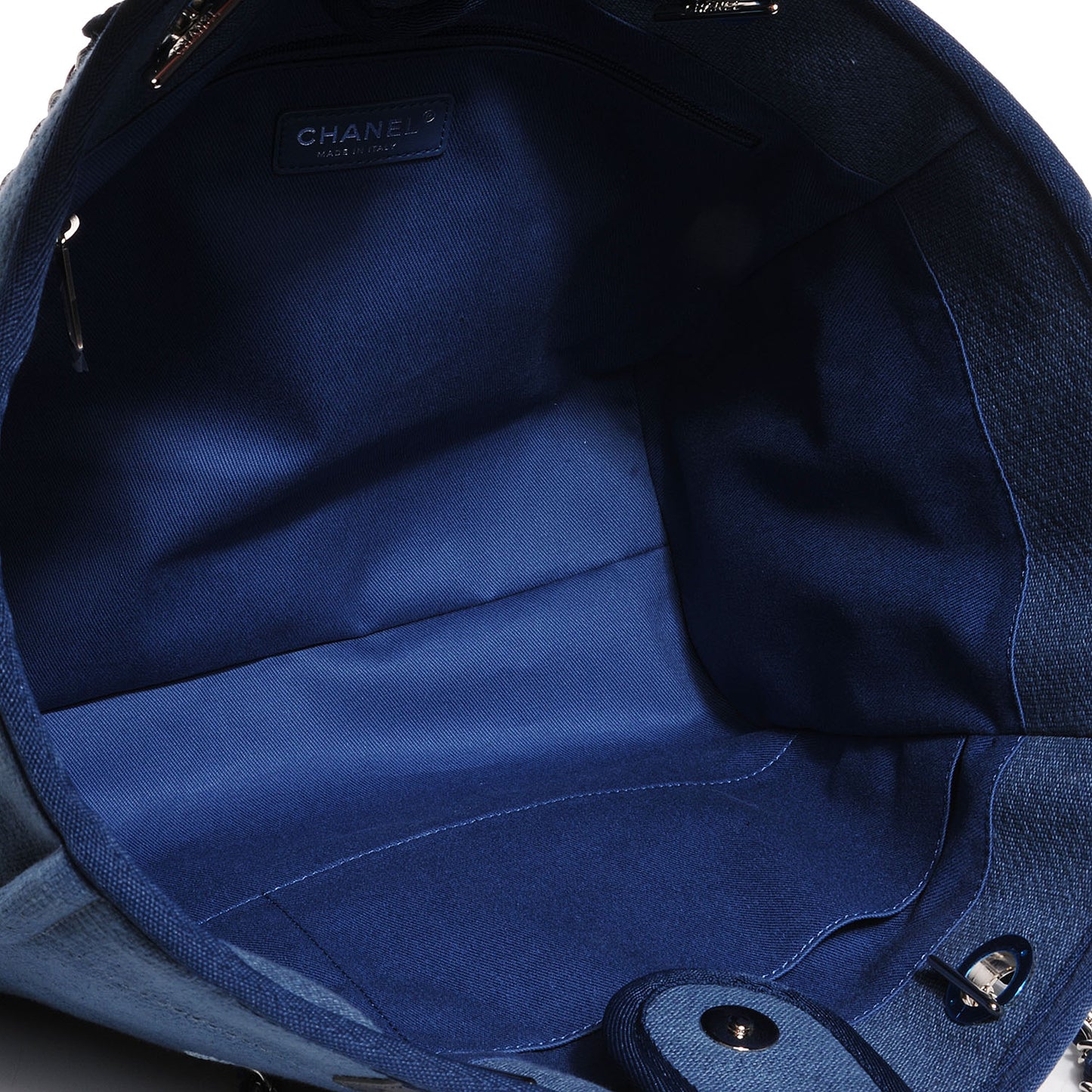 Toile Small Deauville Tote Denim Blue